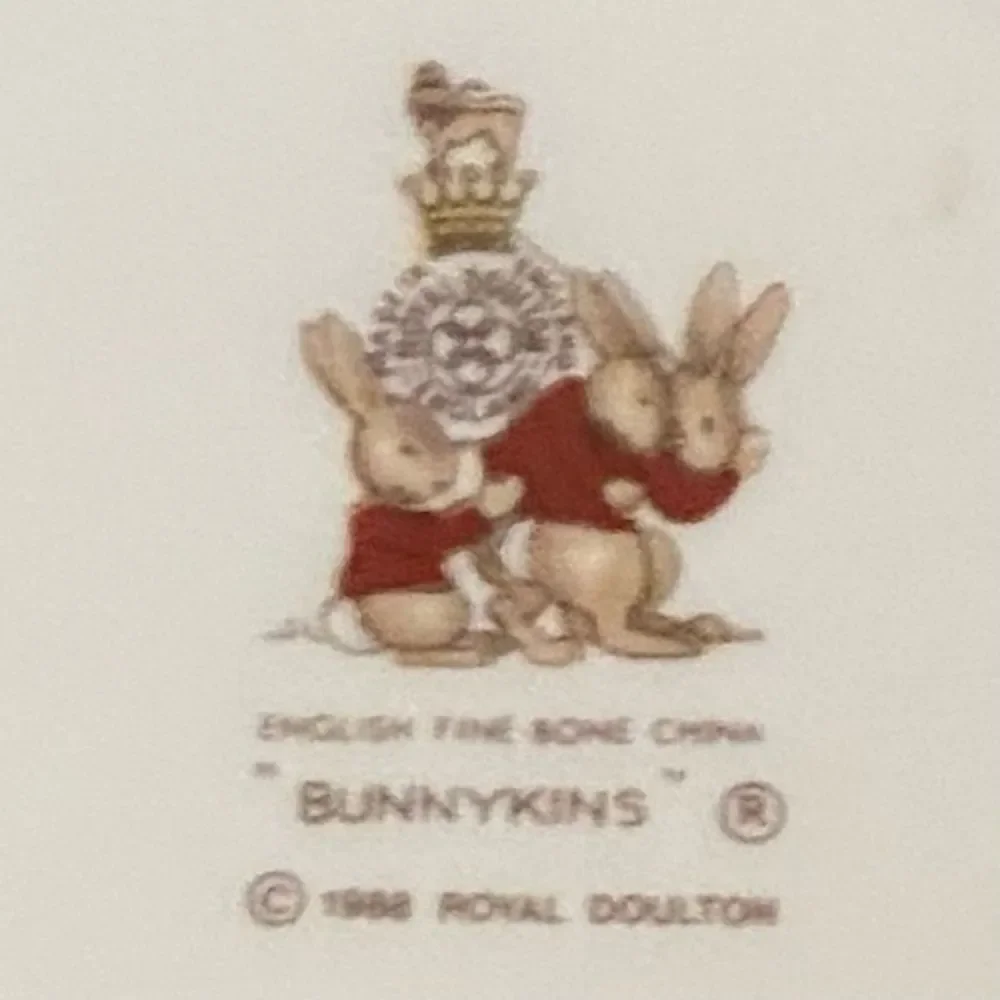 Royal Doulton Fine Bone China Happy Birthday From Bunnykins Mug/Cup EUC! Baby